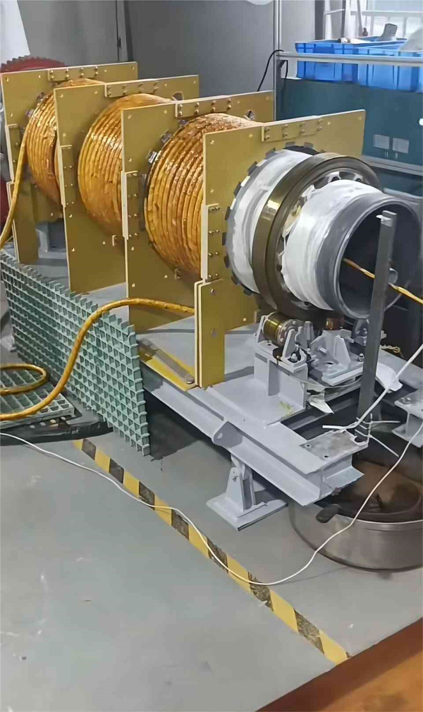 电磁加热焙烧工业粉体，规格：?0.8×10米